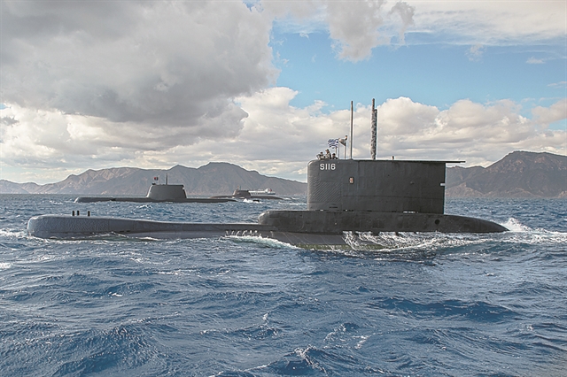 Όταν το υποβρύχιο αναδύθηκε στο Καστελλόριζο