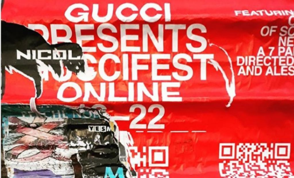 GucciFest : Η Gucci ετοιμάζει Φεστιβάλ Ταινιών αντί για πασαρέλα