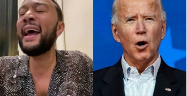 Τζον Λέτζεντ : Τραγουδάει από την χαρά του μετά από την επιτυχία του Μπάιντεν στην Τζόρτζια