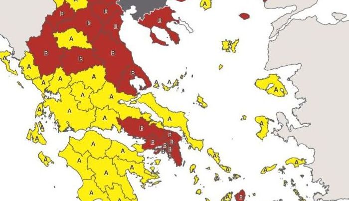 Κοροναϊός : Σε τρεις ζώνες χωρίζεται η Ελλάδα – Ο νέος υγειονομικός χάρτης