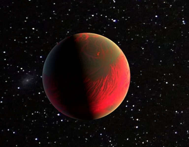Νέα ανακάλυψη : Εντοπίστηκε πλανήτης με τεράστιους ωκεανούς λάβας και βροχή βράχων