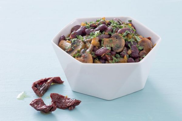 Τσίλι με μανιτάρια και κόκκινα φασόλια