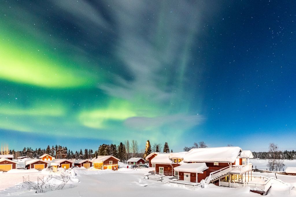 Μαγευτικές εικόνες από τον χειμώνα στη Σουηδία