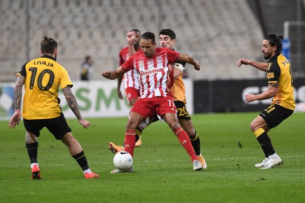 ΑΕΚ – Ολυμπιακός : Ισοπαλία (1-1) στο χωράφι του ΟΑΚΑ