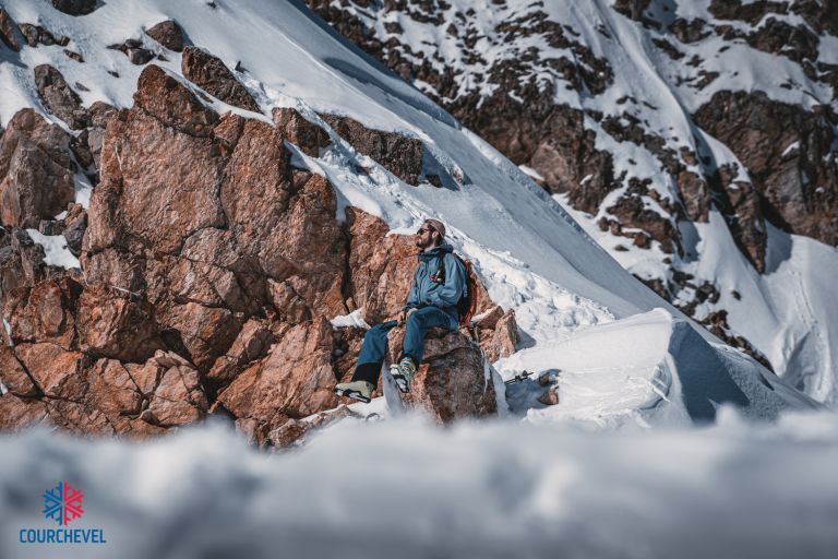 Στην Courchevel και στη θεαματική «μαύρη» Grand Couloir