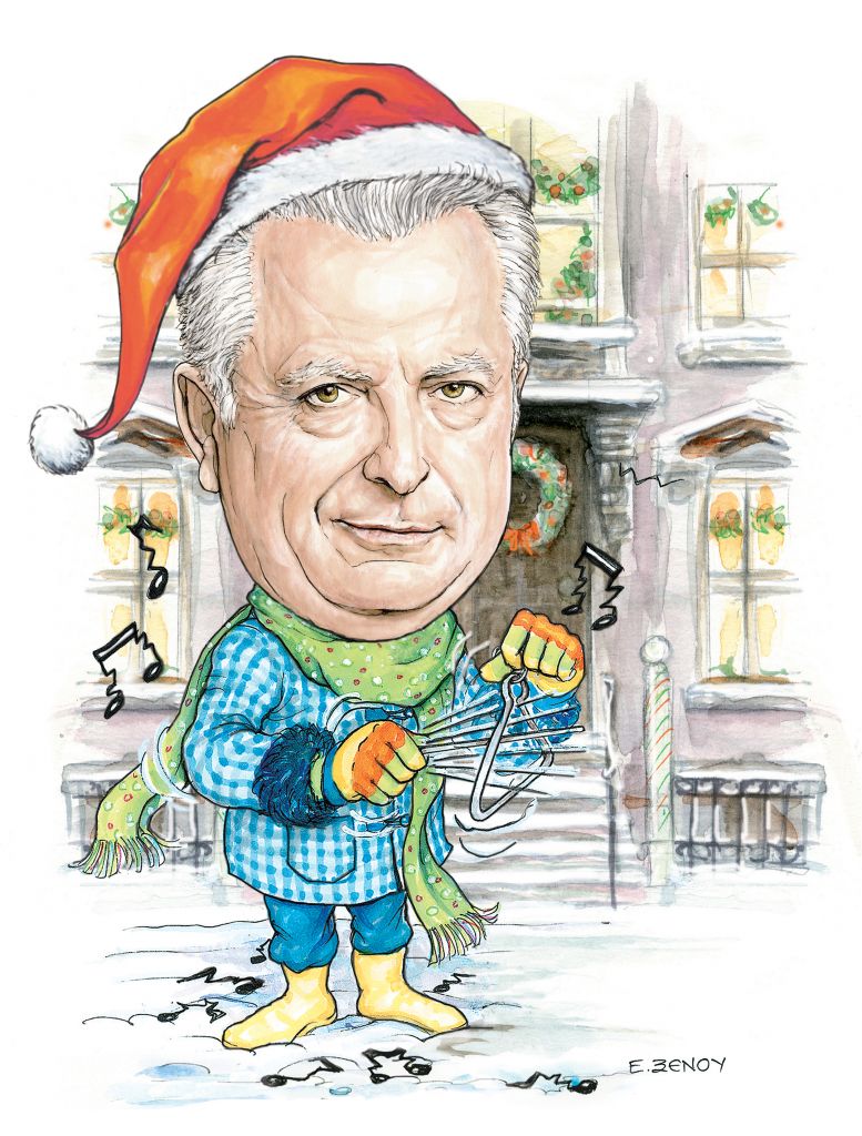 Το σκίτσο της Έφης Ξένου για τα ΝΕΑ της Πέμπτης 24 Δεκεμβρίου