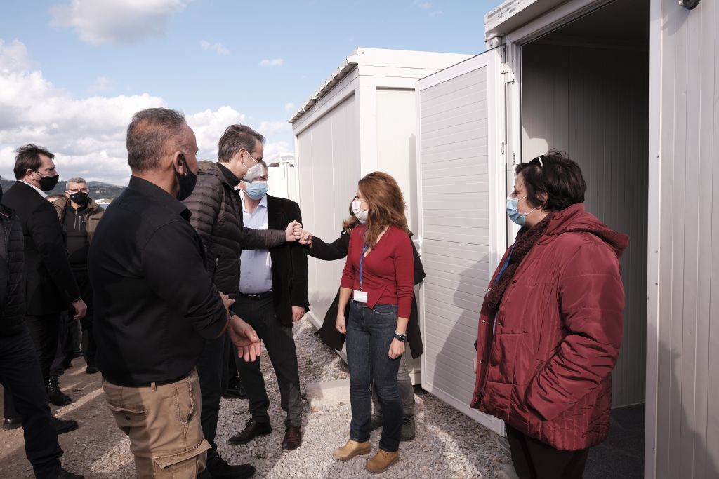 Στο Καρά Τεπέ ο Μητσοτάκης – Τι είπε για την κατασκευή νέας μόνιμης δομής