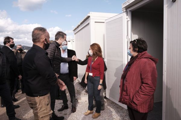 Στο Καρά Τεπέ ο Μητσοτάκης – Τι είπε για την κατασκευή νέας μόνιμης δομής