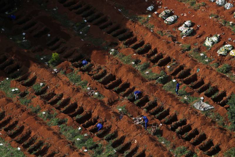 Σοκαριστικά στοιχεία πάλι για τη Βραζιλία : Πάνω από 1.000 νεκροί το τελευταίο 24ωρο