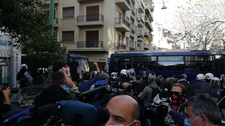 Προσαγωγές στα Εξάρχεια – Αποκλεισμένο το σημείο δολοφονίας του Αλέξανδρου Γρηγορόπουλου