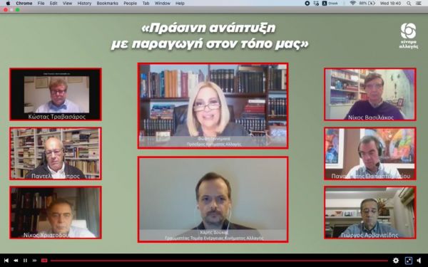 Γεννηματά : Να στηριχτεί η πράσινη οικονομία με πόρους του Ταμείου Ανάκαμψης