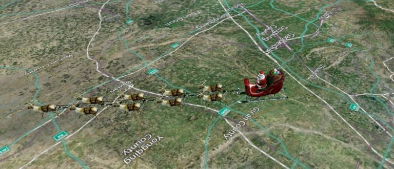 Δείτε πού βρίσκεται το… δώρο σας – Live το μεγάλο ταξίδι του Άγιου Βασίλη