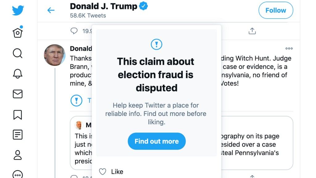 Twitter potrebbe rovesciare Trump dopo aver lasciato la Casa Bianca