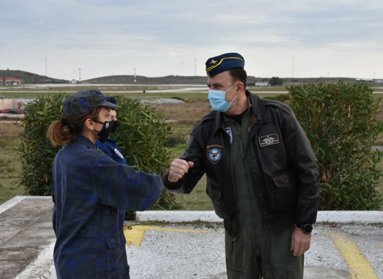 Επίσκεψη αρχηγού ΓΕΑ σε Μονάδες Πολεμικής Αεροπορίας στη Σκύρο