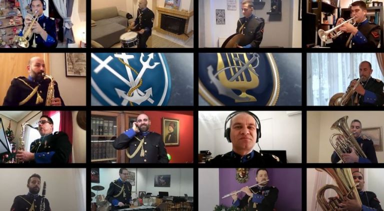 Αγιος Νικόλαος : Ευχές της μπάντας του Πολεμικού Ναυτικού για την γιορτή