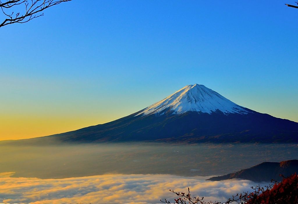 Ιαπωνία : Δείτε το μεγαλοπρεπές όρος Φούτζι - Tο σημείο αναφοράς της Άπω Ανατολής