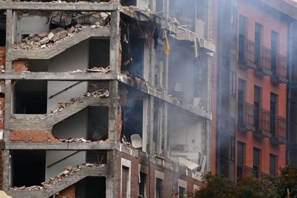 Μαδρίτη : Τουλάχιστον δύο νεκροί από την έκρηξη – Συγκλονιστικές εικόνες
