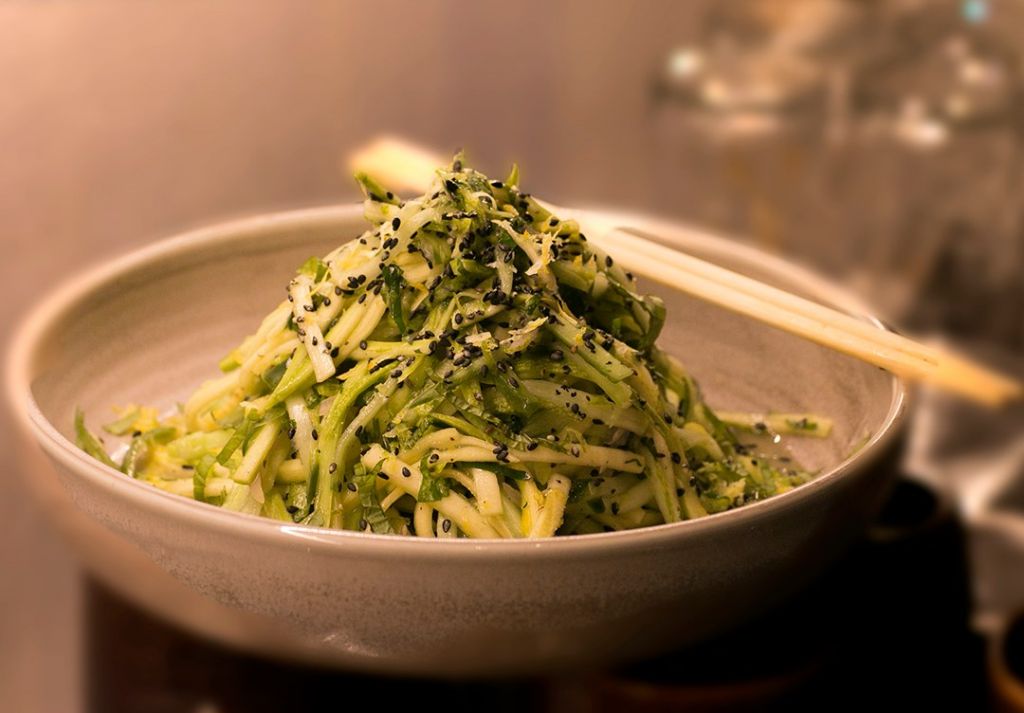 Αποτοξινωτική Double Green σαλάτα από τον Αλέξανδρο Αποστόλου