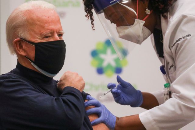 Τζο Μπάιντεν: Ο εκλεγμένος πρόεδρος των ΗΠΑ θα κάνει την δεύτερη δόση του εμβολίου κατά του κοροναϊού