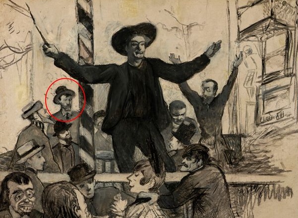Είναι αυτός ο Βαν Γκογκ στο βάθος; - Σπάνια απεικόνιση του ζωγράφου σε σχέδιο του Τουλούζ Λοτρέκ