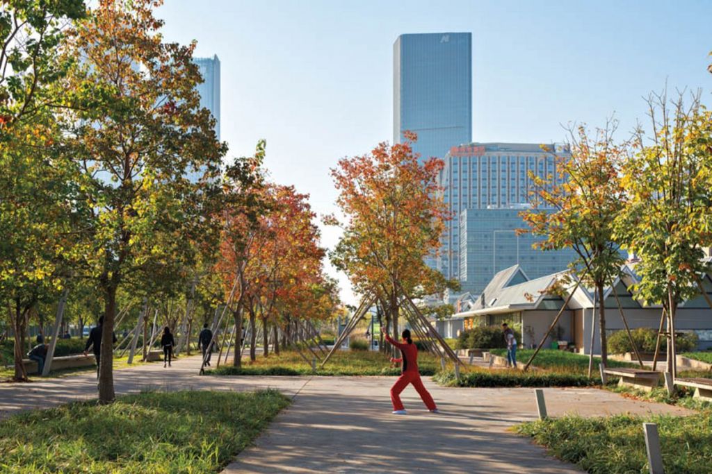 Το παλιό αεροδρόμιο της Σαγκάης έγινε καταπράσινος κήπος