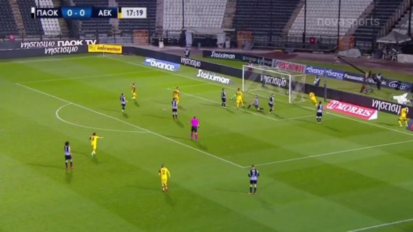 ΠΑΟΚ – ΑΕΚ : Ασίστ Γκαρσία, 0-1 ο Σάκχοφ