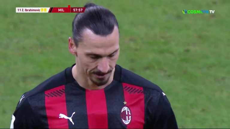 Ίντερ – Μίλαν : Αποβλήθηκε ο Ιμπραΐμοβιτς