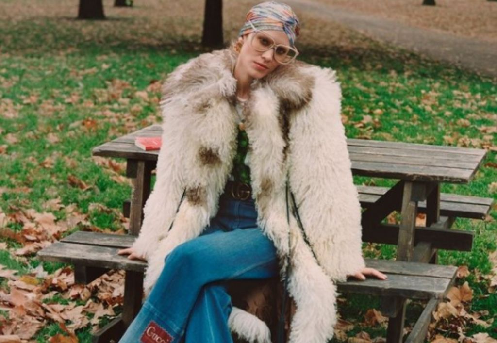 Gucci : Η νέα καμπάνια εμπνέεται από τα 70's μια χειμωνιάτικη μέρα στο πάρκο