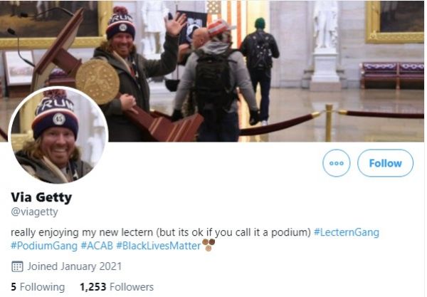 Καπιτώλιο : Ποιος είναι ο «Via Getty» που ψάχνει όλος ο πλανήτης μετά την εισβολή;