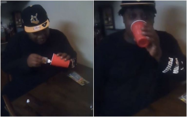 Ένας άντρας μπορεί να χάσει το χείλος του αφού δοκίμασε την viral κόλλα