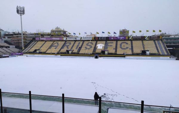 Προς αναβολή και το Άρης – Παναιτωλικός λόγω χιονιά
