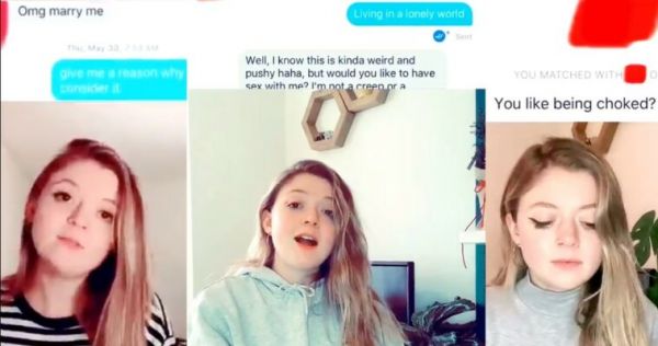 TikToker κάνει μπαλάντες τα πιο αποτυχημένα Tinder φλερτ