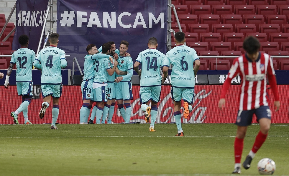 Η Λεβάντε σόκαρε την Ατλέτικο στην Μαδρίτη (2-0)