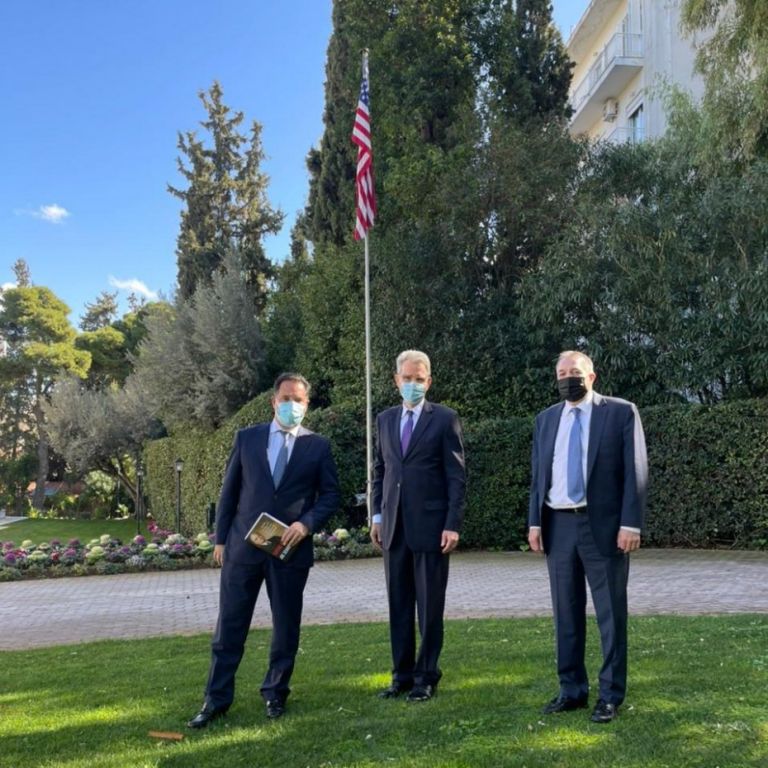 Για τις ελληνοαμερικανικές σχέσεις συζήτησαν Γεωργιάδης και Πάιατ