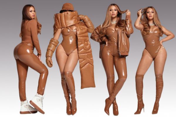 Στο χρώμα του δέρματος, latex και ολόσωμα: Τα νέα Beyoncé for Adidas x Ivy Park κόβουν την ανάσα