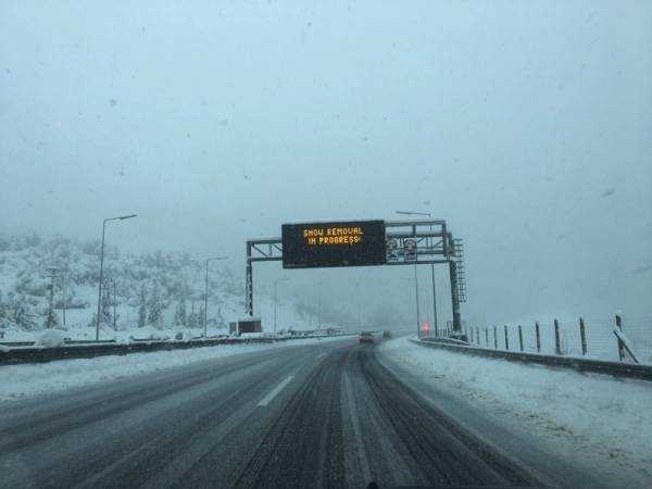 Μήδεια : Κανονικά η κυκλοφορία των φορτηγών άνω του 1,5 τόνου στην εθνική Κορίνθου-Τρίπολης-Καλαμάτας