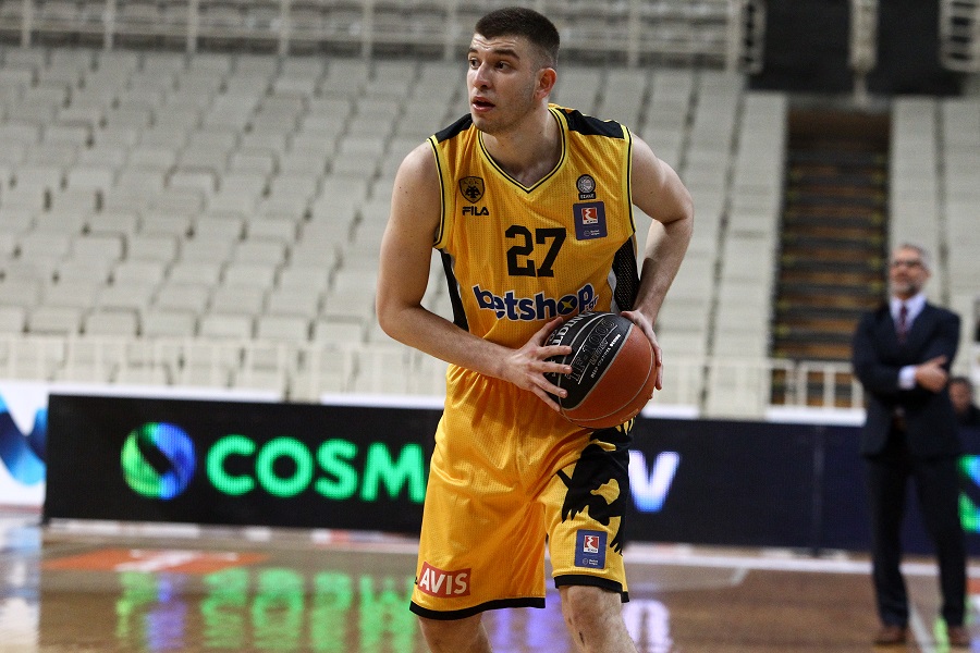 ΑΕΚ : Υποψήφιος για καλύτερος νέος παίκτης στο BCL ο Ρογκαβόπουλος