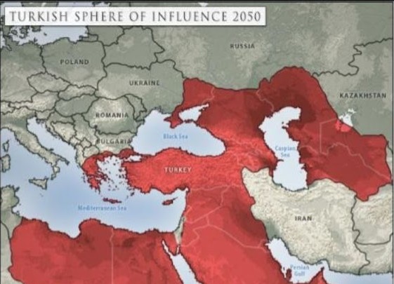 Stratfor : Ο χάρτης της ντροπής από την Τουρκία - Αναβιώνουν την οθωμανική αυτοκρατορία