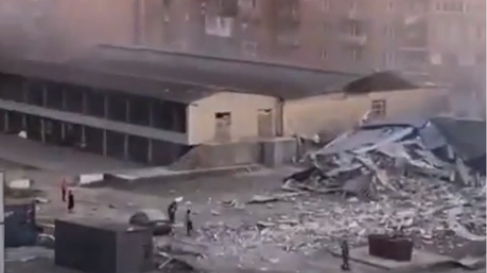 Έκρηξη στη Ρωσία: Σουπερμάρκετ καταστράφηκε ολοσχερώς – Πληροφορίες για τραυματίες