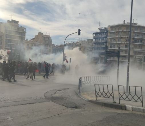 Θεσσαλονίκη : Επεισόδια μετά το πανεκπαιδευτικό συλλαλητήριο