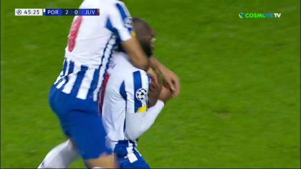 Πόρτο – Γιουβέντους : Ο Μαρεγκά «χτυπά» για το 2-0 στα 19 δευτερόλεπτα του β’ ημιχρόνου