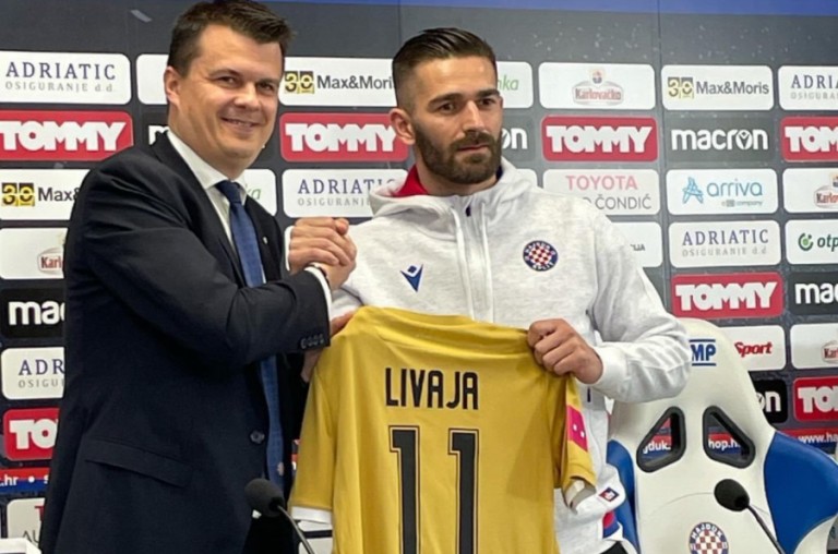 Η Χάιντουκ παρουσίασε τον Λιβάγια – «Να βάλω 30 γκολ»