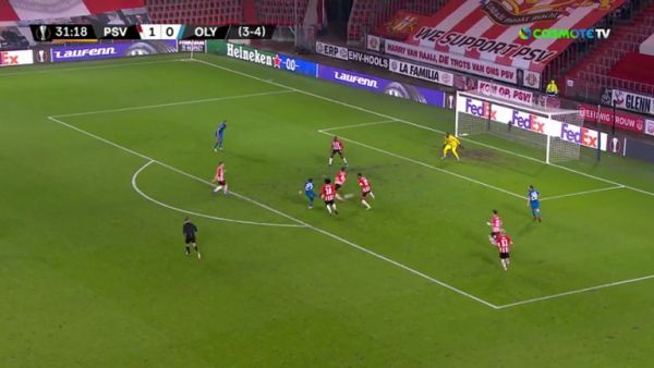 Αϊντχόφεν – Ολυμπιακός : Ο Μπρούμα έφτασε κοντά στην ισοφάριση