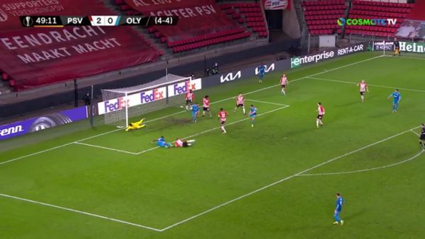 Αϊντχόφεν – Ολυμπιακός : Στο δοκάρι το σουτ του Καμαρά