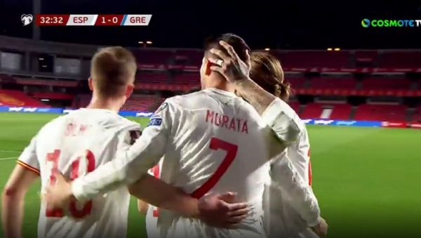 Το γκολ του Μοράτα για το 1-0 της Ισπανίας