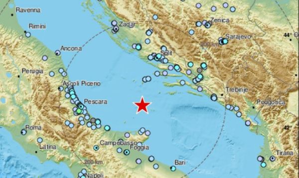 Ιταλία: Ισχυρός σεισμός 5,9 Ρίχτερ στην Αδριατική θάλασσα