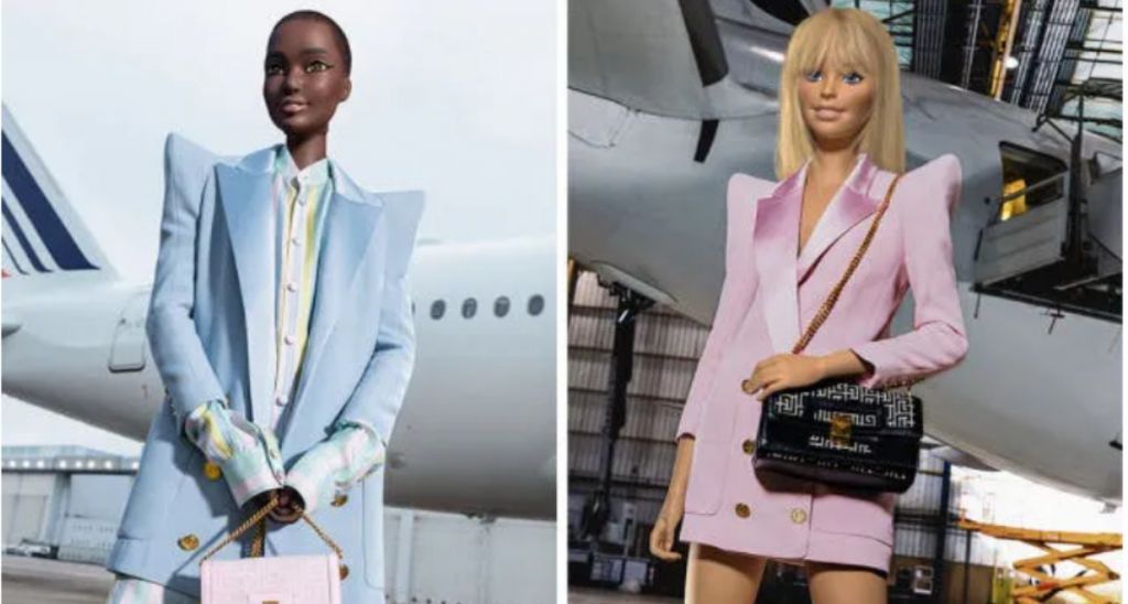 Η Barbie και ο Ken στην πασαρέλα του οίκου Balmain