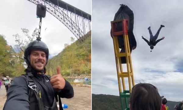 Καταπέλτης εκτοξεύει… αλεξιπτωτιστές και η αδρεναλίνη πάει στο κόκκινο