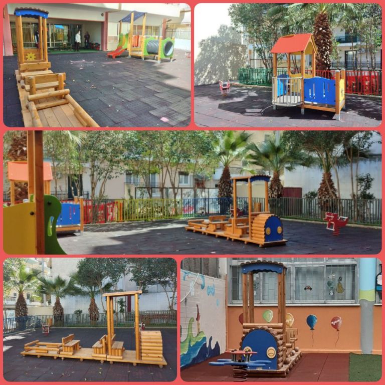 Πειραιάς : Παιχνίδια στους αύλειους χώρους νηπιαγωγείων της πόλης