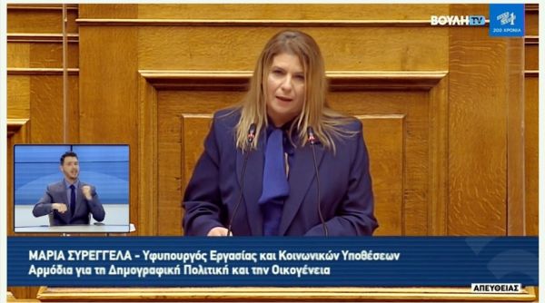 Συρεγγέλα: Η πανδημία έπληξε τα δικαιώματα και τις ελευθερίες των γυναικών